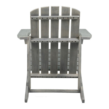 Westport Outdoor Patio Traditional Acacia Wood Adirondack Chair - JONATHAN Y